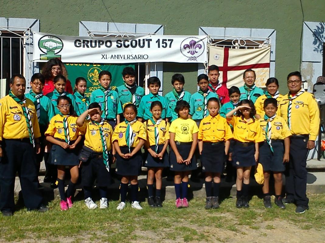 BIENVENIDA JOTA-JOTI 2017 GRUPO SCOUT 157 CUAUTITLAN  