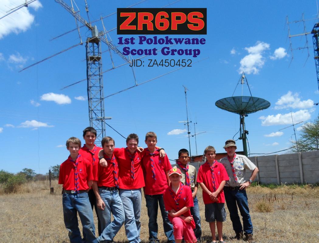 ZR6PS - 1st Polokwane Scouts - Contacts for WAC Award 2m EME