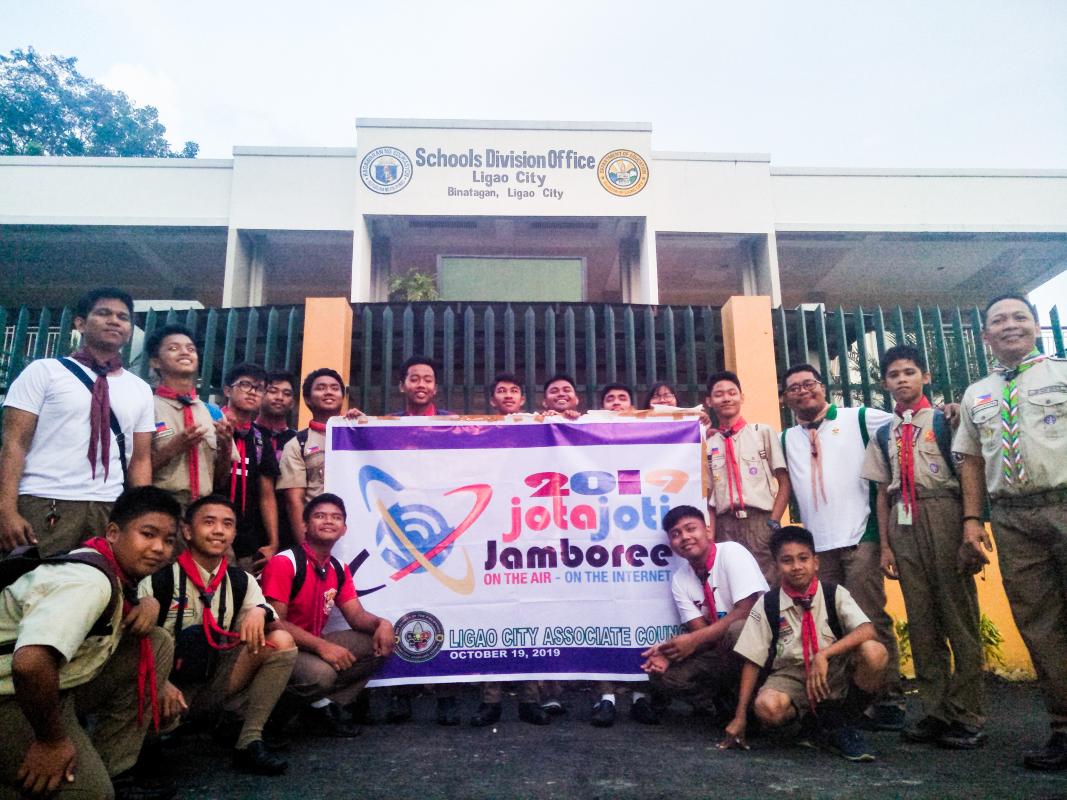 LIGAO CITY COUNCIL TOGETHER WITH DX4BR joins the 62nd Jamboree On The Air - 23rd Jamboree On The Internet
