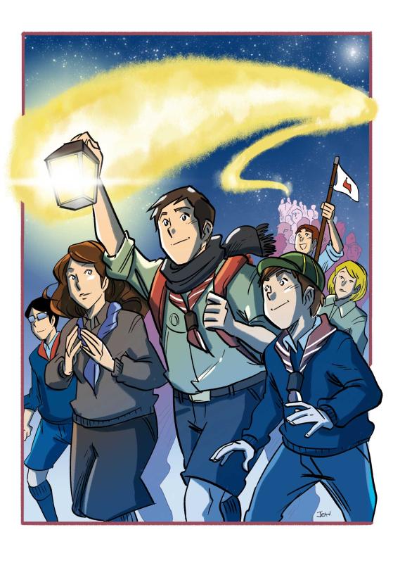 Peacelight in Italy, Postcard 2017
