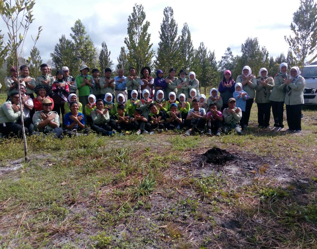 MESSENGER OF PEACE PROGRAM IN CONJUNCTION WITH 2ND ANNIVERSARY TREE PLANTING DAY FOR BRUNEI SCOUT ASSOCIATION