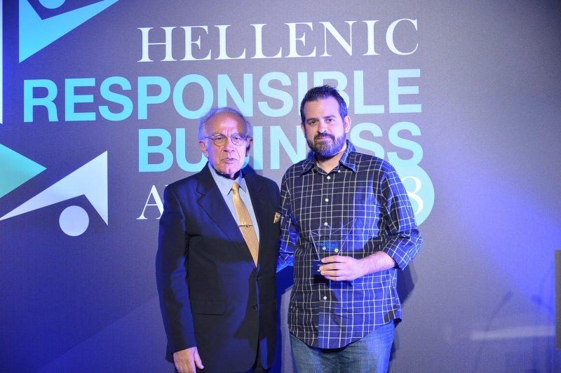 The Greek Scouts were awarded NGO of the Year in the Hellenic Responsible Business Awards