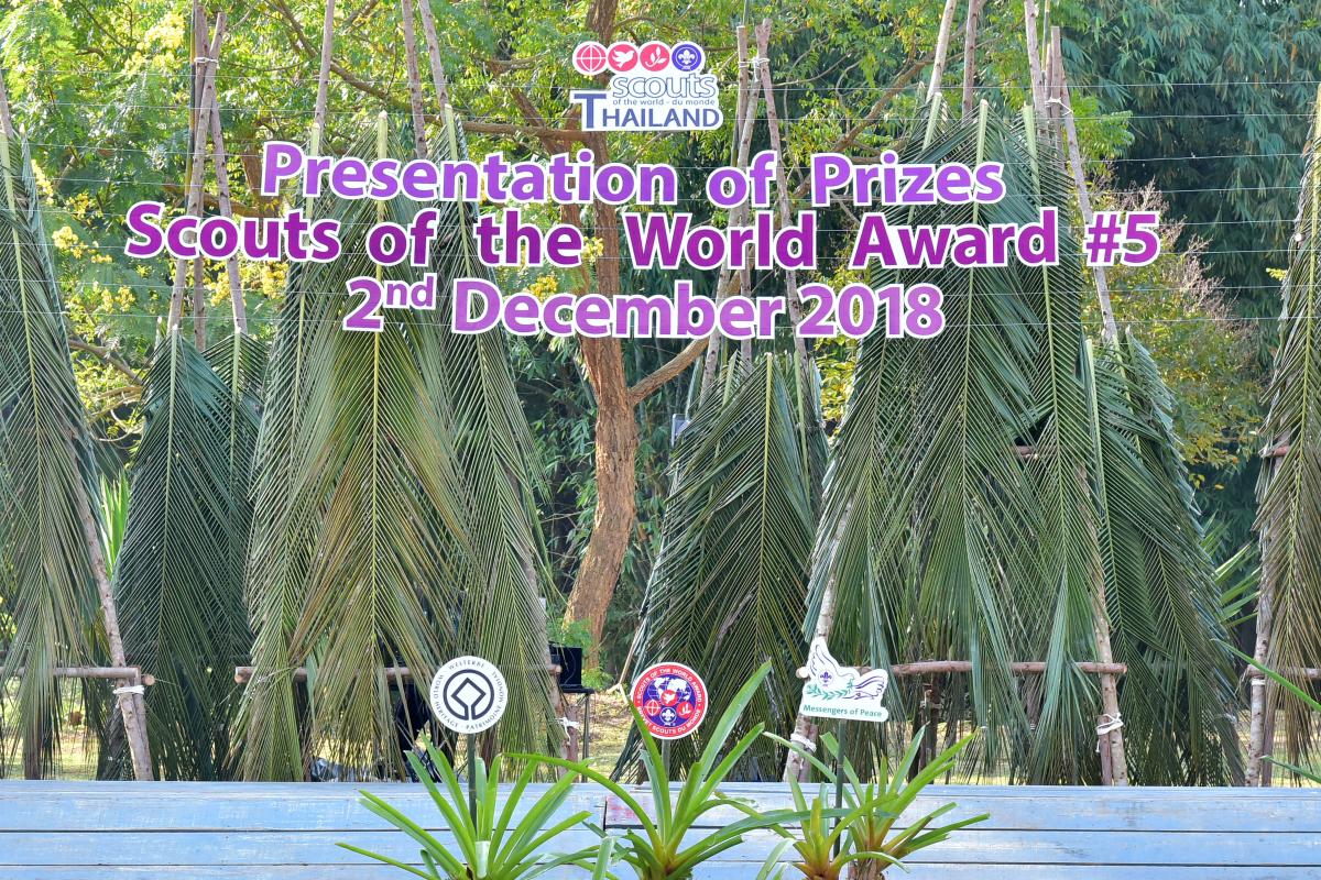 รวมภาพบรรยากาศงาน พิธีมอบรางวัลลูกเสือโลก ครั้งที่ 5 วันที่ 2 ธันวาคม 2561 