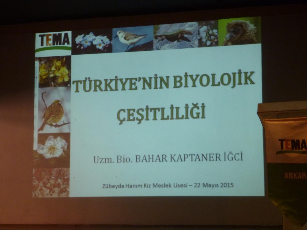 A SERVICE PROJECT FOR INTERNATIONAL DAY OF BIODIVERSITY IN ANKARA TURKEY