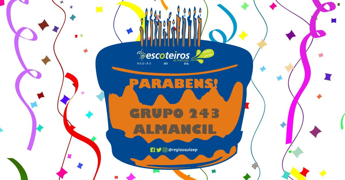 Parabéns Grupo 243 Almancil - 21 de Maio 2018