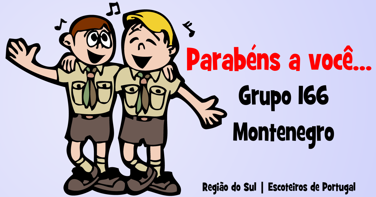 Parabéns Grupo 166 Montenegro