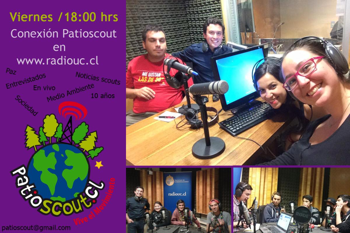 HOY VIERNES PATIOSCOUT EN VIVO POR RADIOUC.CL 