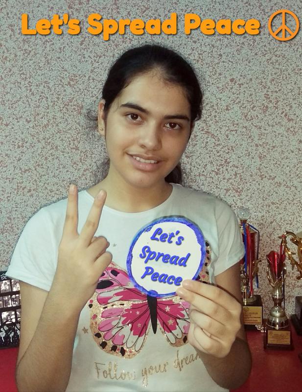 Peace Begins With me- Peace Picture (Selfie)