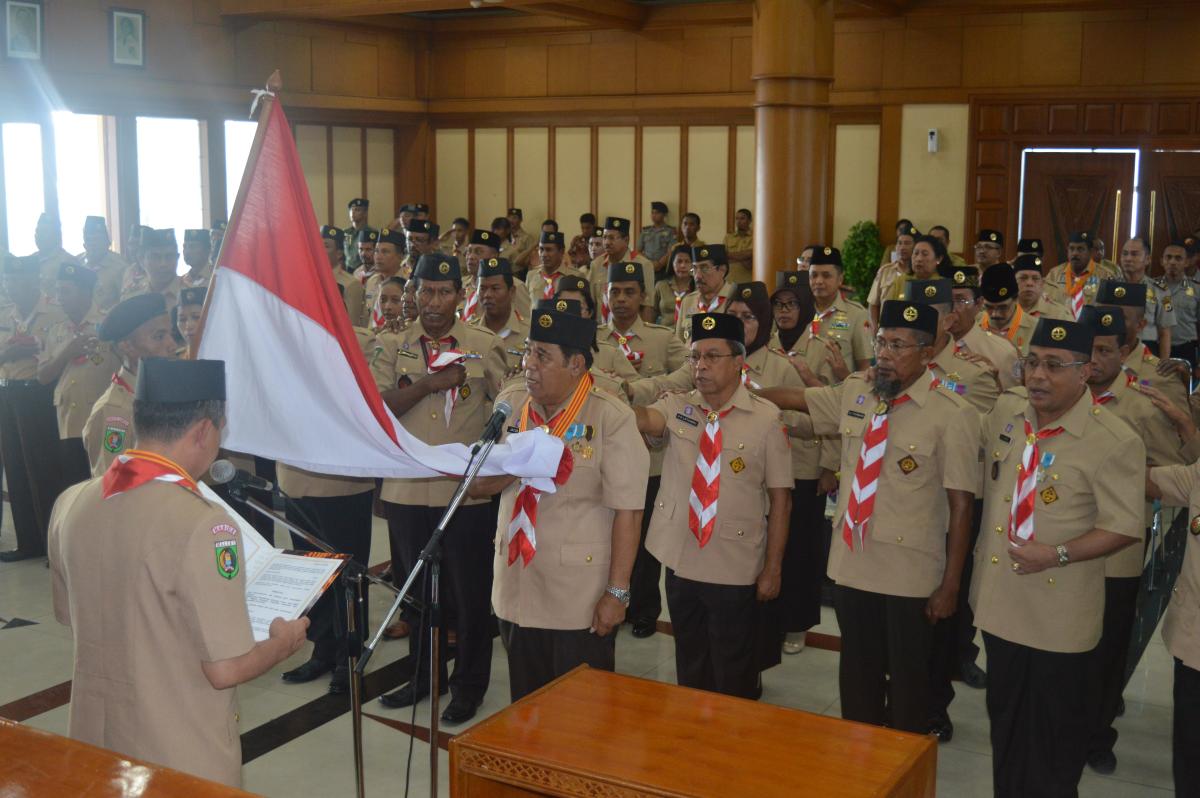 Inauguration of Maluku Provincial Headquater of the Gerakan Pramuka of Indonesia tenure 2014-2019