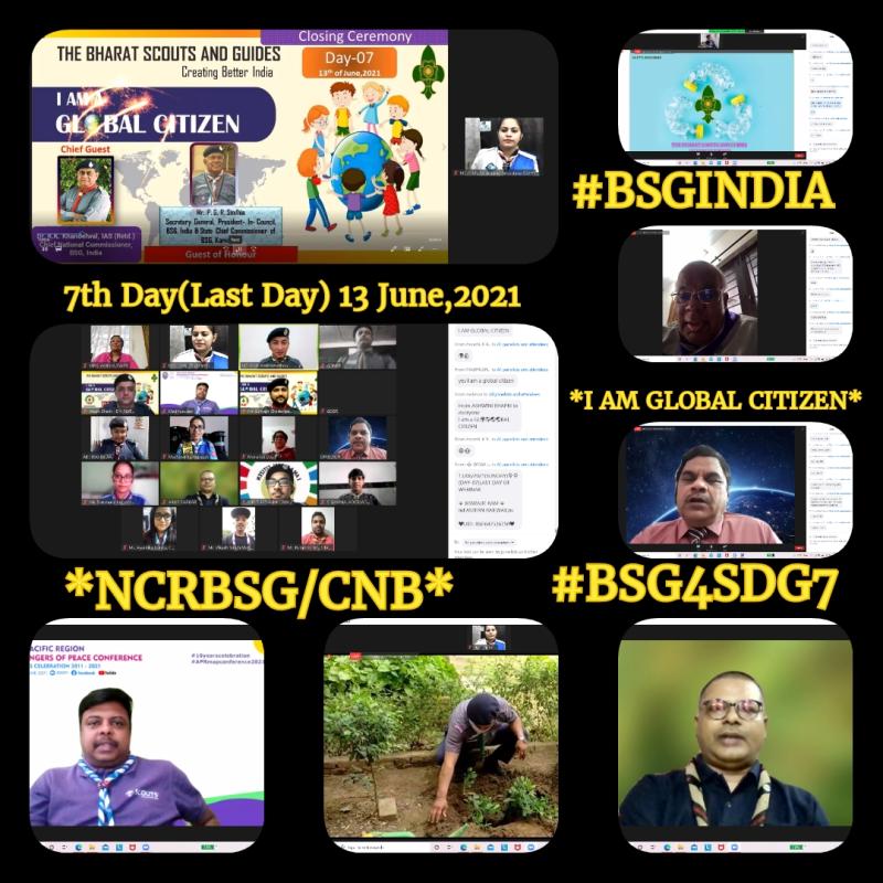 7th Day(Closing Ceremony)13June,2021*I AM GLOBAL CITIZEN*
