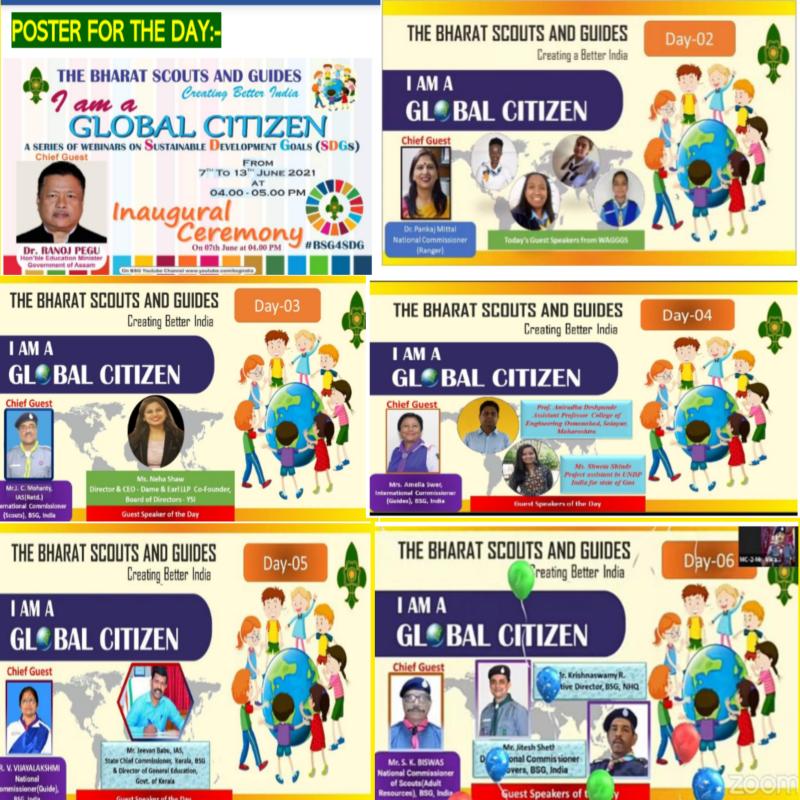 I AM GLOBAL CITIZEN -- A SERIES OF WEBINAR ON SUSTAINABLE DEVELOPMENT GOAL