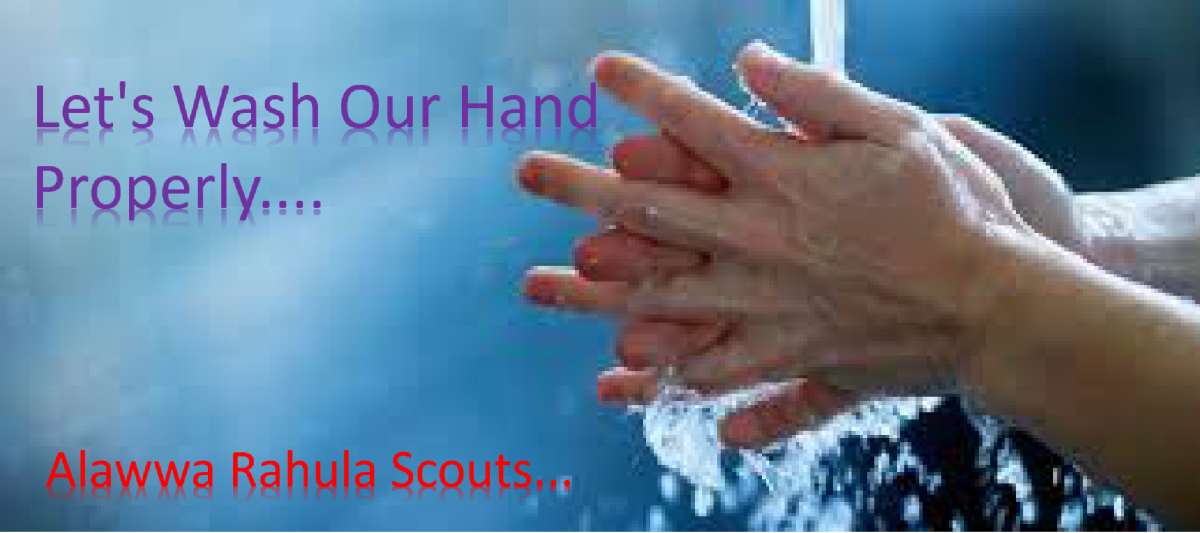 Let's Wash Our Hand Properly....