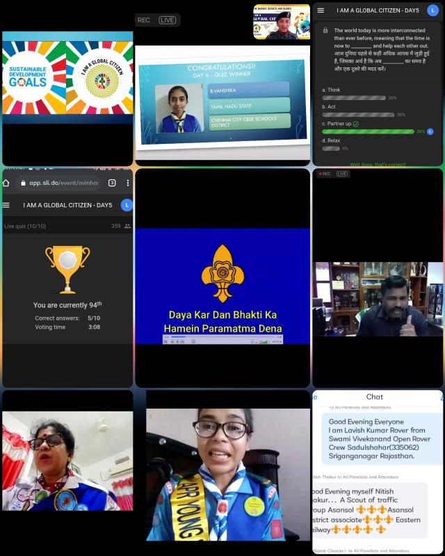 Webinar on SDG's Day 5th