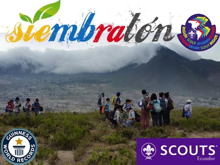 La Organización Mundial de Record Guinness le otorgó al Presidente de la República de Ecuador el Record Mundial alcanzado por el #Siembraton2015  #ScoutIAR