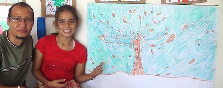 Obras artísticas decembrinas por nuestros muchachos en esta Navidad.
