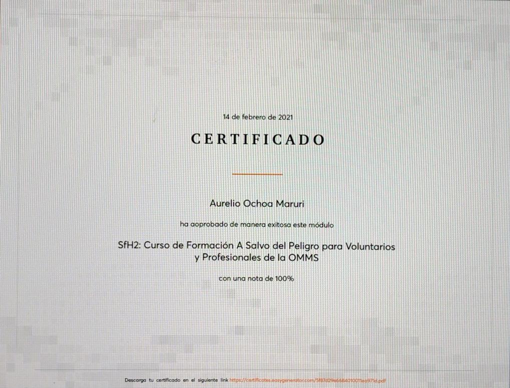 Safe From Harm Course for WOSM Volunteers and Staff