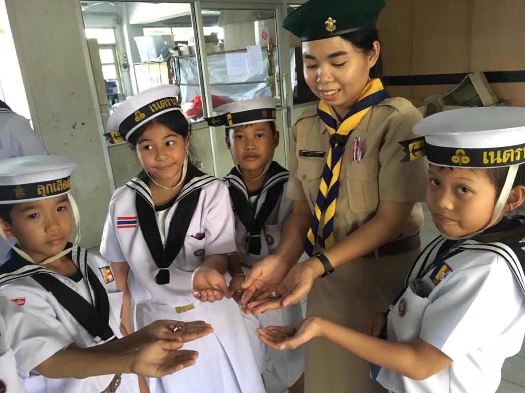 จิตอาสาลูกเสือ-เนตรนารีสมุทร 