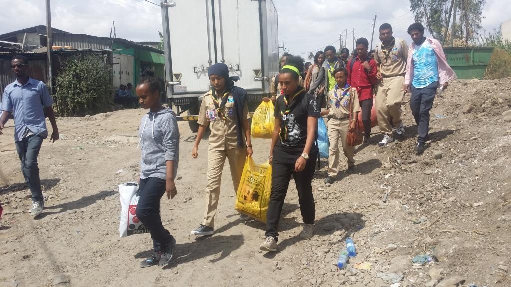 Scouts as helping hands  - Ethiopia