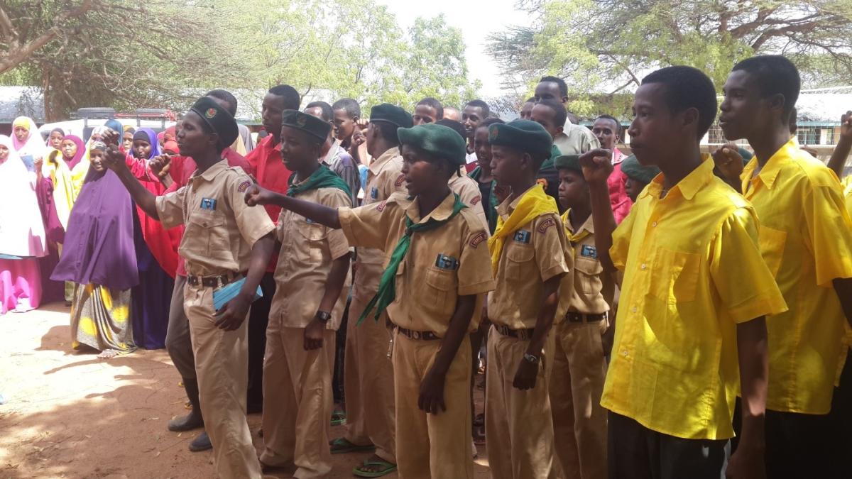 Scouting brings hope and life-changing opportunity to young people at Dadaab Refugee Camp