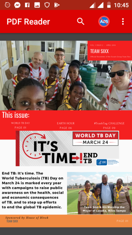 Team Sixx Scouts group newsletter