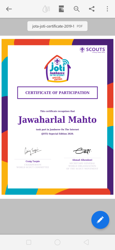 #SPECIALJOTI,3-5 APRIL 2020