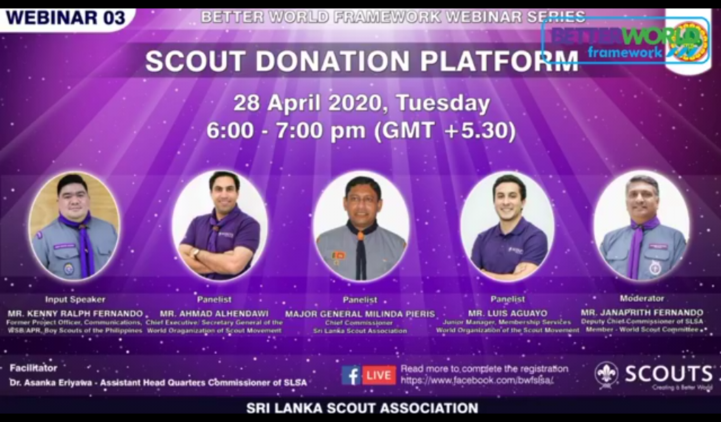 Scout Donation Platform - Better World Framework Webinar Series
Webinar No 03