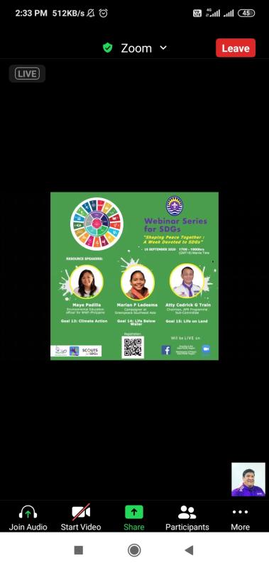 webinarWebinar series for scouts for sdgs.DAY 3
IDP celebration .
A week devoted to sdgs. 