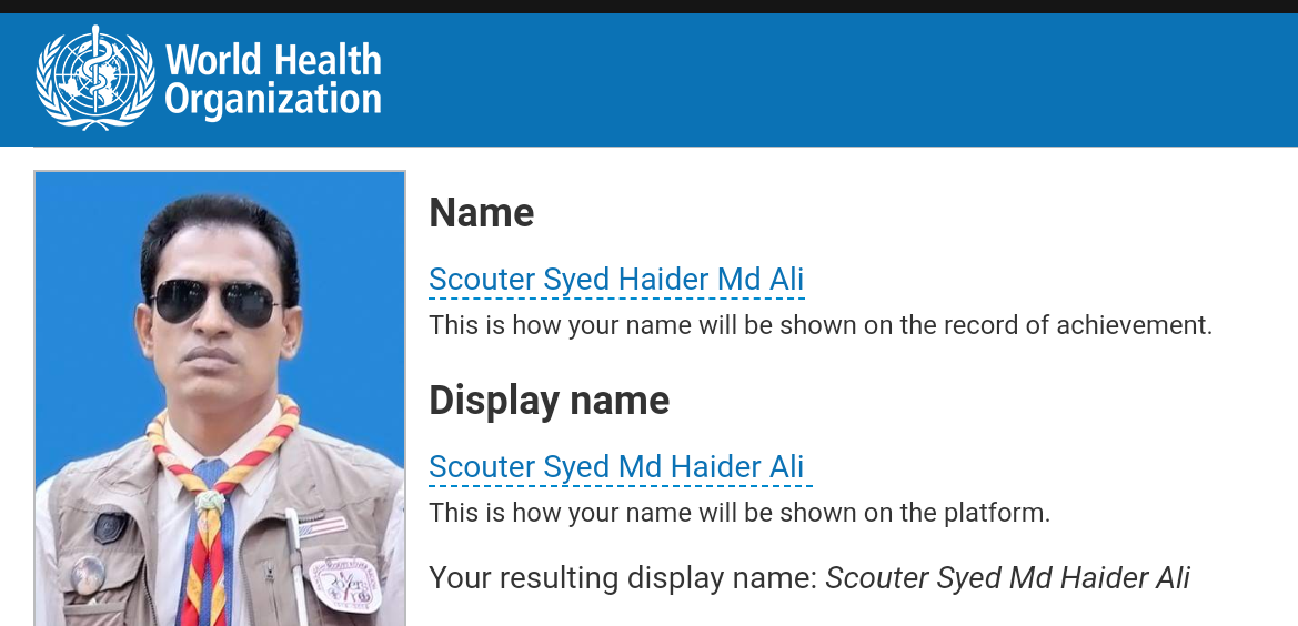 Covid 19 ( SARI) Course Completed. 