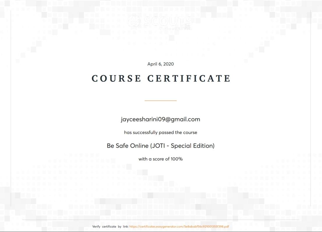 #Special JOTI, 3-5 April 2020