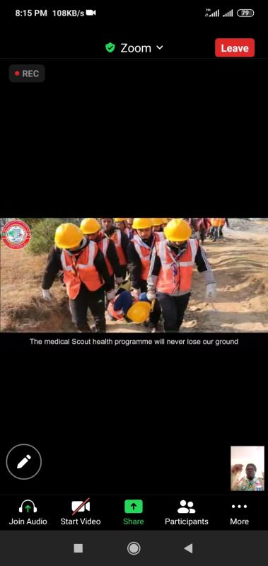 Participated in The First worldmeeting of the scout doctors and medical person