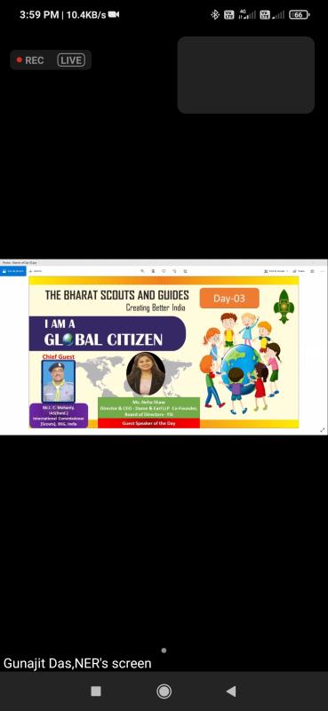 Webinar on I Am Global Citizen Day 3