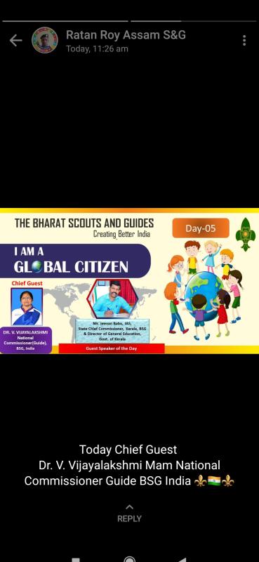 Webinar on I Am Global Citizen Day 4