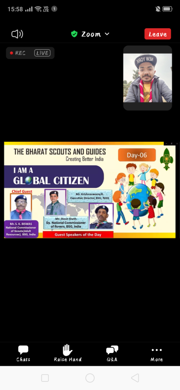 I AM A GLOBAL CITIZEN --SDG(WEBINAR) 6th day
