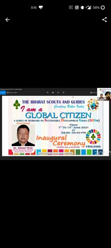 I AM A GLOBAL CITIZEN - DAY 01  INAUGURATION CEREMONY 