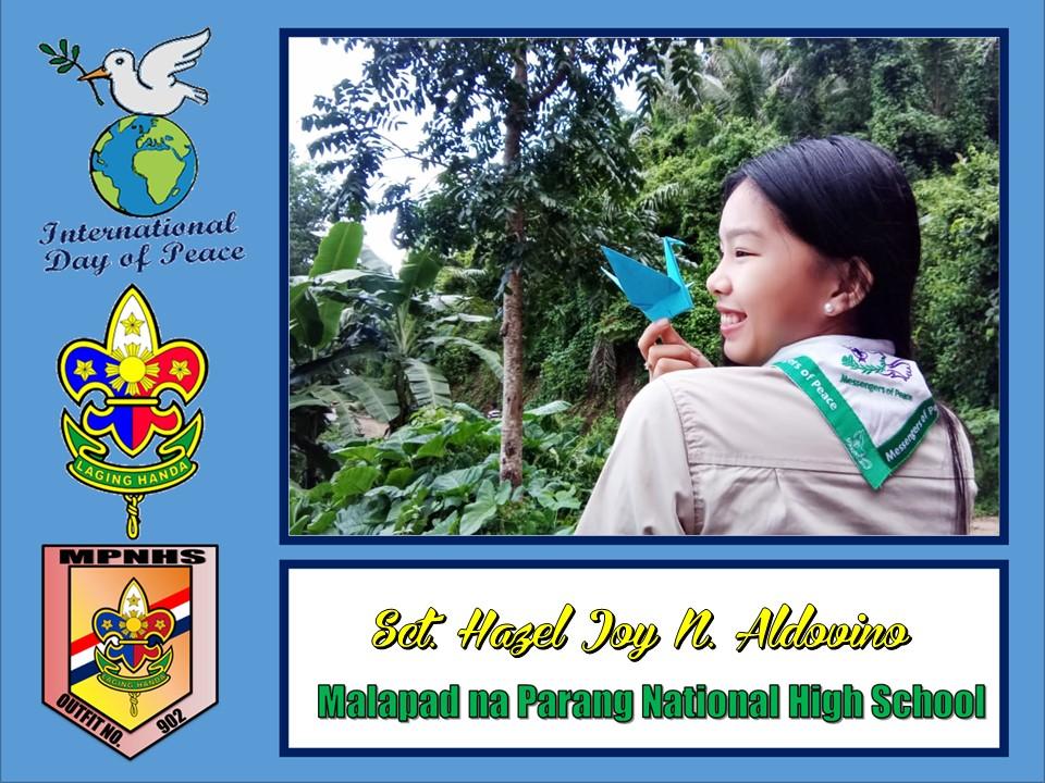 MPNHS Scouts Create Paper Cranes During International Day of Peace