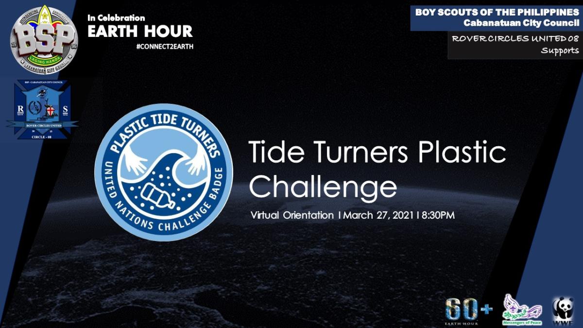 EARTH HOUR 2021: Virtual Tide Turners Plastic Challenge (15 & Above) Orientation