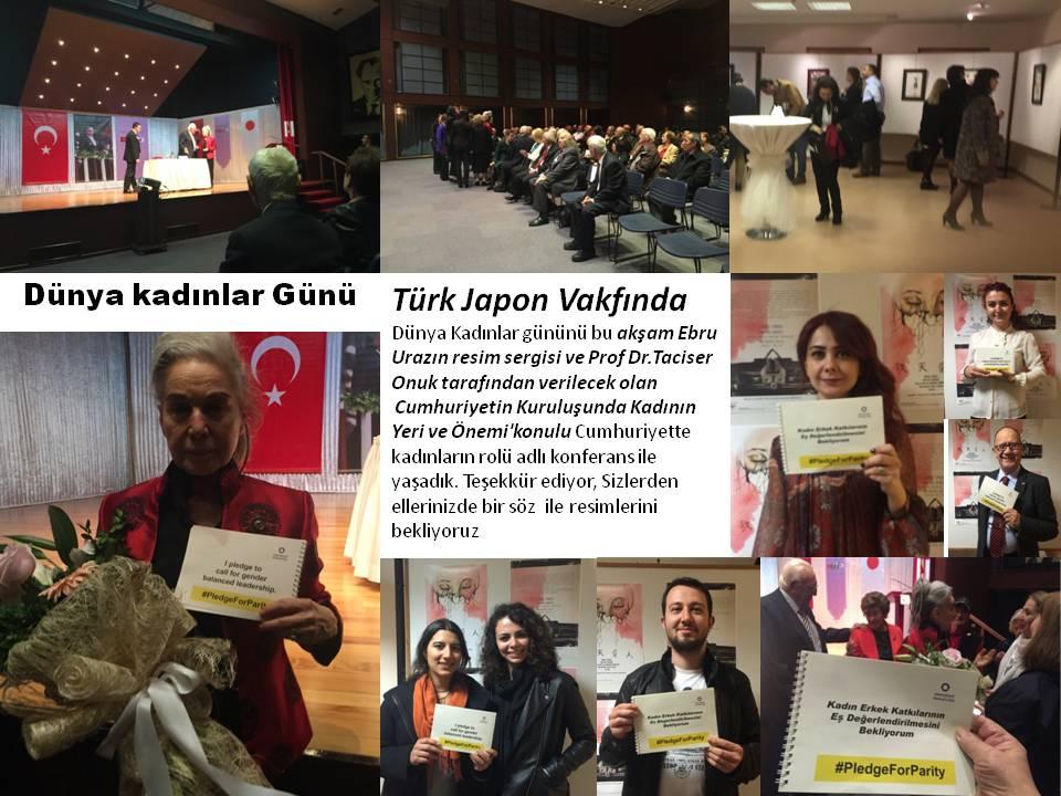 EVENT AT TURKıSH JAPANESE FOUNDATION AT ANKARA TURKEY WİTH AN EXHIBITIN AND A PRESENTETION