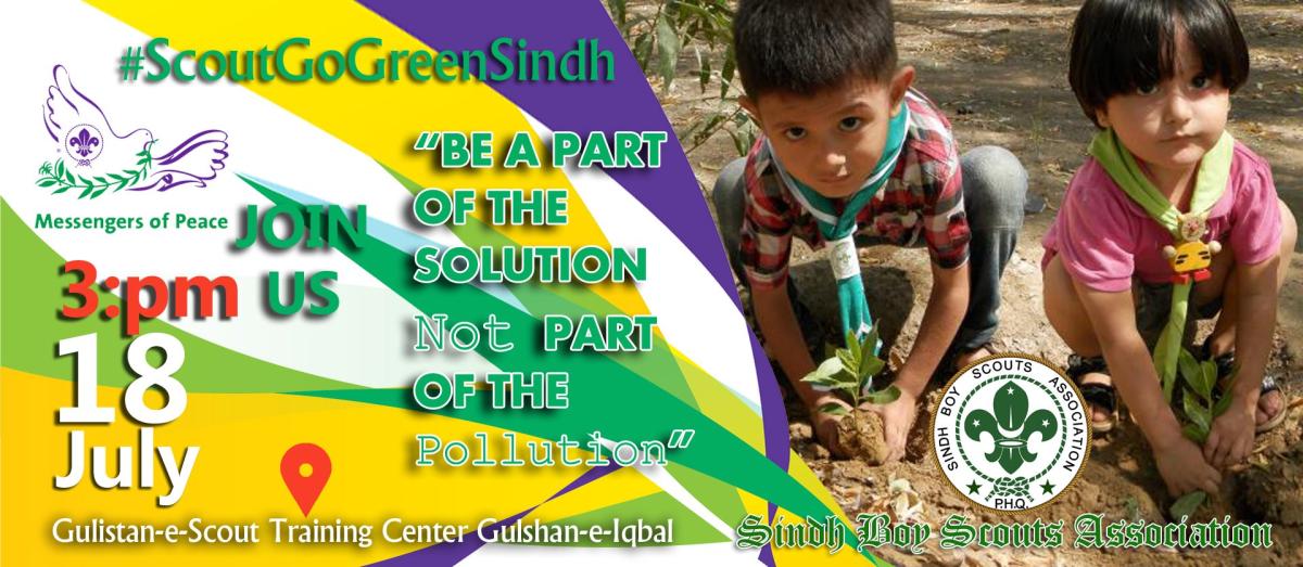 SCOUT GO GREEN SINDH PAKISTAN