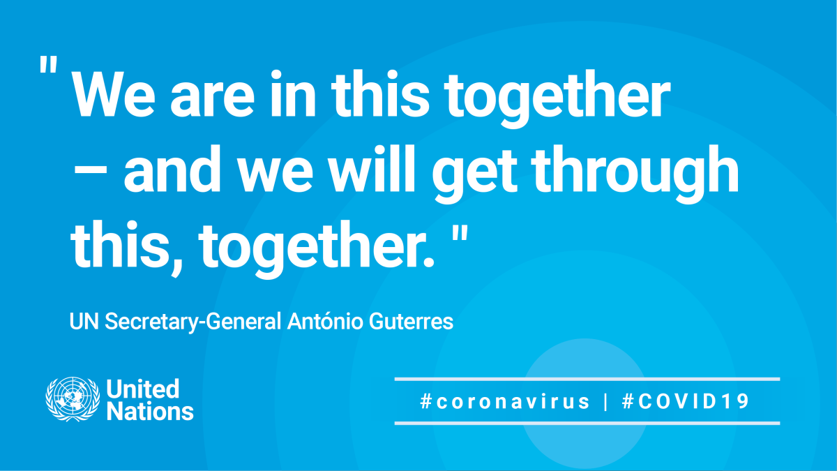 Together we can overcome COVID-19