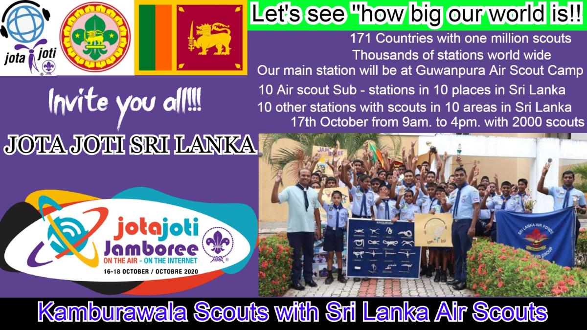 JOTA JOTI 2020 Kamburawala Scouts Sri Lanka 