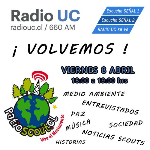 VIERNES 8-ABRIL: VOLVEMOS A RADIOUC.CL