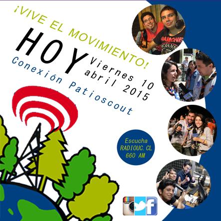 Vuelve Conexión PatioScout en RadioUC, todos los viernes a las 18:00 horas (Chile)