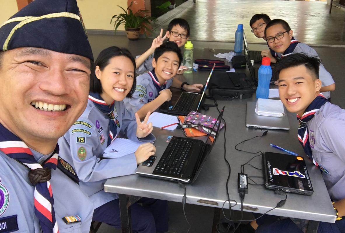 Fun & exploration for Team JOTI 2017 at Chan Wa II Seremban