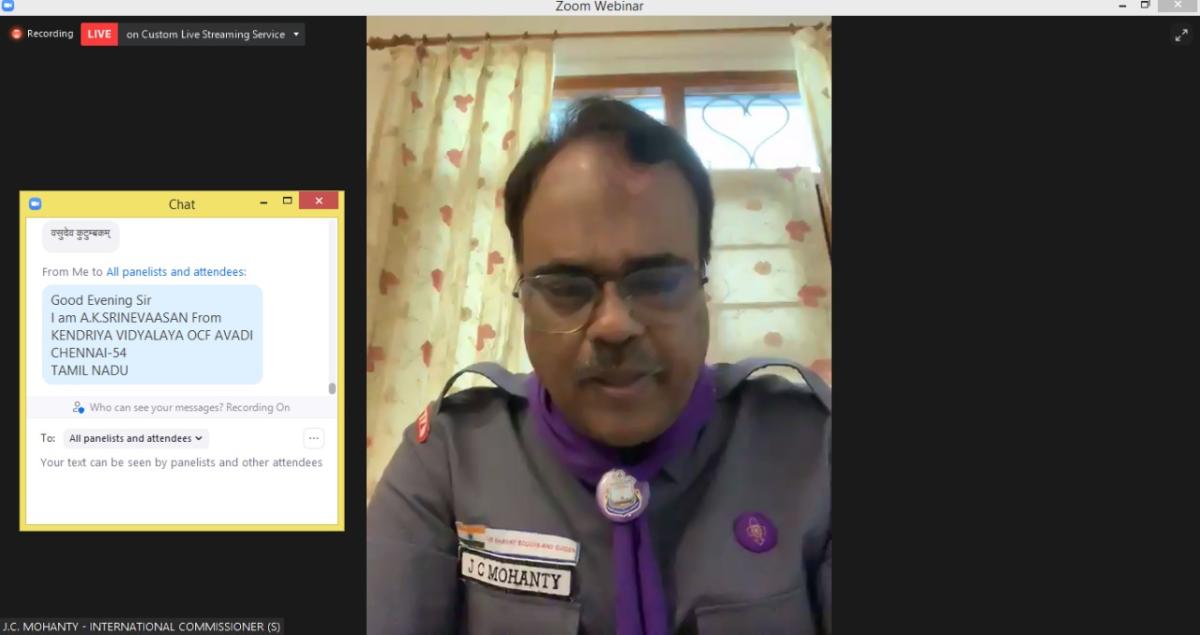 ATTENDANCE REPORT FOR 'I AM A GLOBAL CITIZEN' WEBINAR 3rd DAY