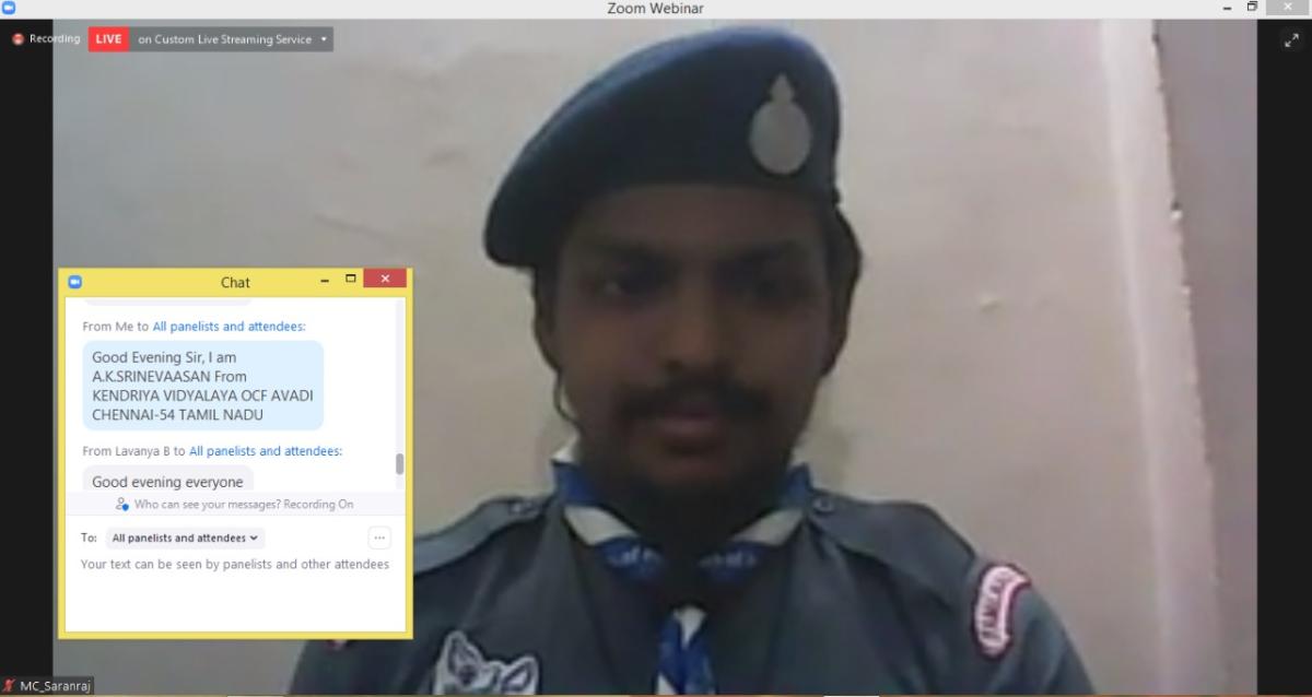 ATTENDANCE REPORT FOR 'I AM A GLOBAL CITIZEN' WEBINAR 4th DAY