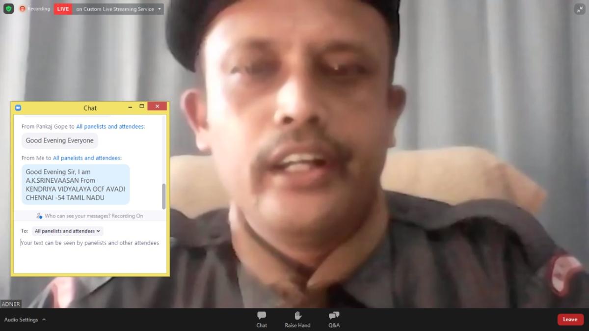 ATTENDANCE REPORT FOR 'I AM A GLOBAL CITIZEN' WEBINAR 7th DAY