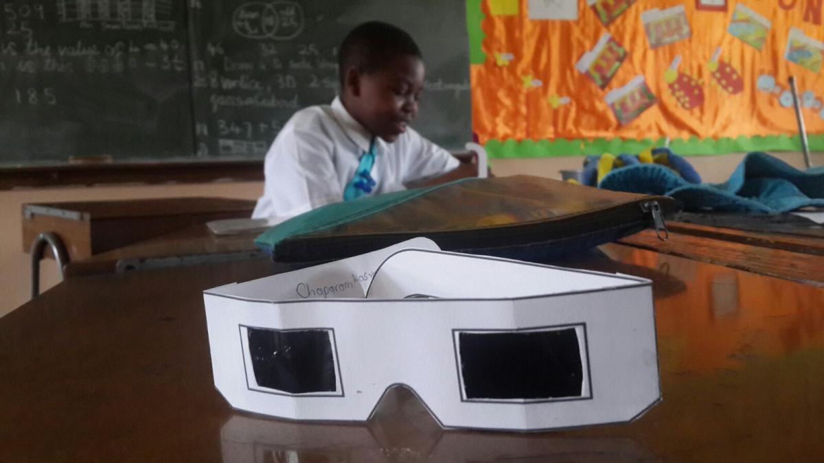 MAKING SUNGLASSES FOR SOLAR ACTIVITIES