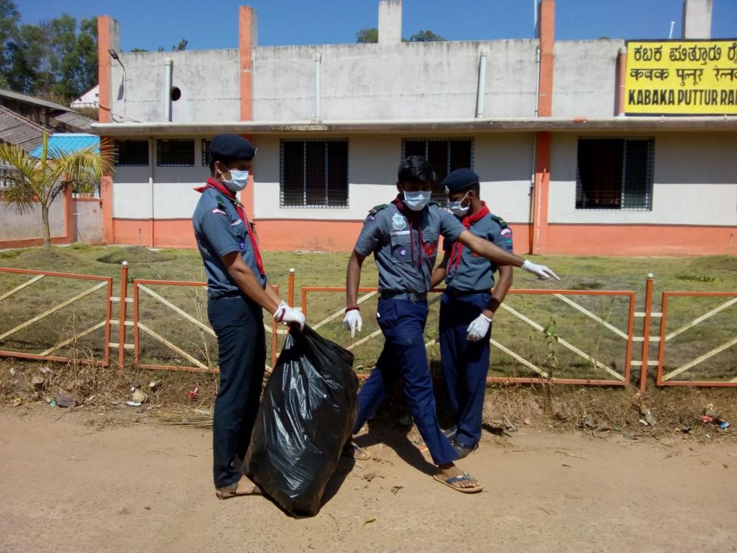 Community Service at Railway station, RTO Office