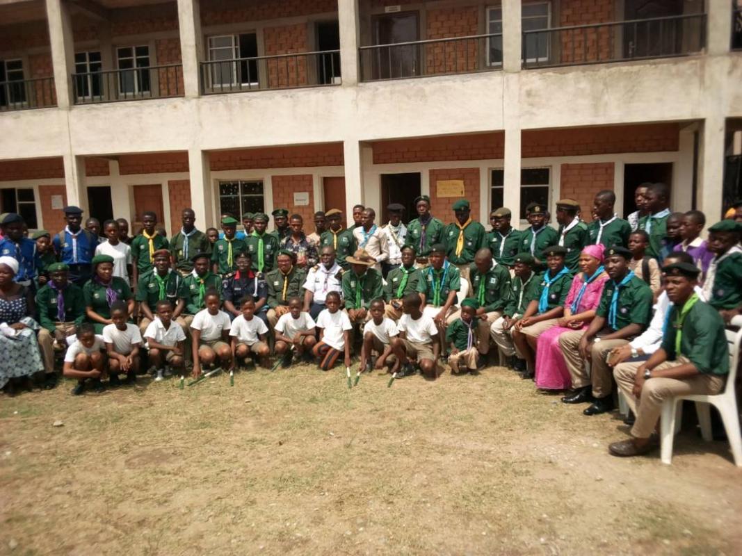 OGUN STATE SCOUT COMMISSIONER COURTSEY VISIT TO AWORI PROVINCE
