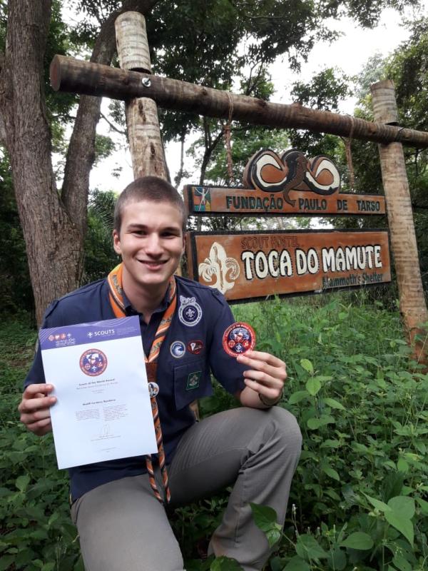 FIRST "SCOUTS OF THE WORLD AWARD" IN BRAZIL